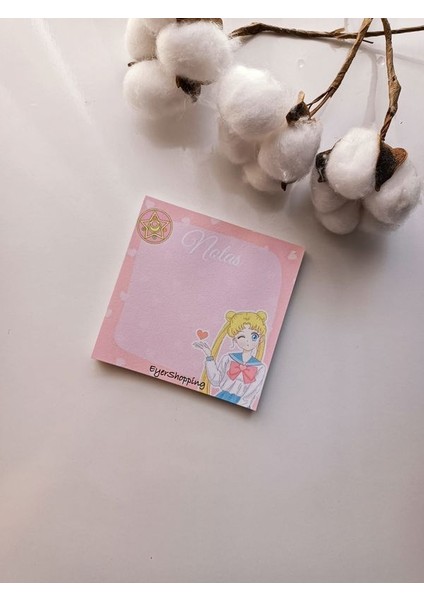 Çeşitli Figürler Desenli Memopad Not Defteri Bloknot Çek Kopar Tutkallı Defter