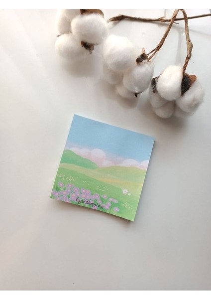 Çeşitli Figürler Desenli Memopad Not Defteri Bloknot Çek Kopar Tutkallı Defter