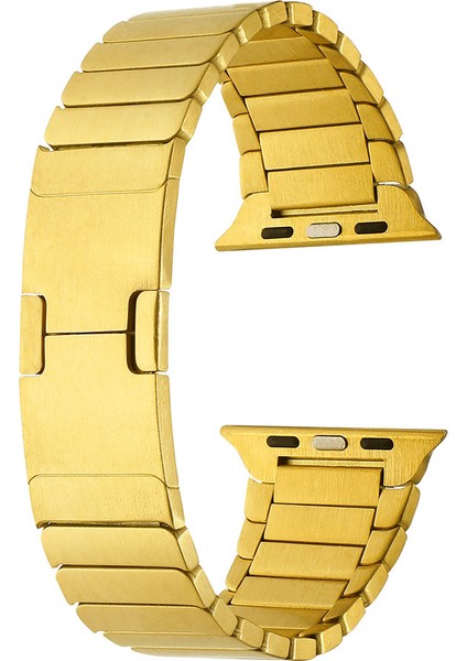 Apple Watch 7 41MM Akıllı Saat Kordon Krd-82 Metal Kordon