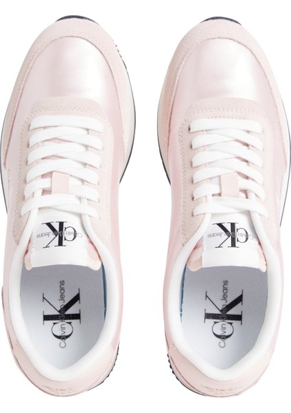 Calvin Klein Retro Runner Low Laceup N Pembe Kadın Sneaker