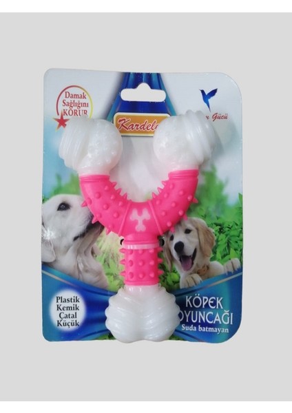 Köpek Plastik Dental Çatal Küçük