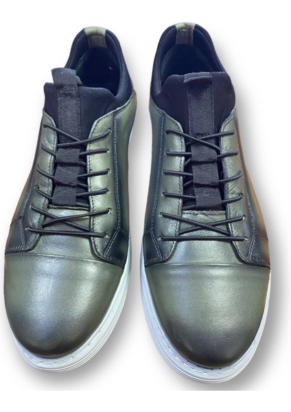 Yeşil Hakiki Deri Erkek Spor Ayakkabı (4467) - Yeşil - 41 - ST01885-YEŞİL-41 fiyatları