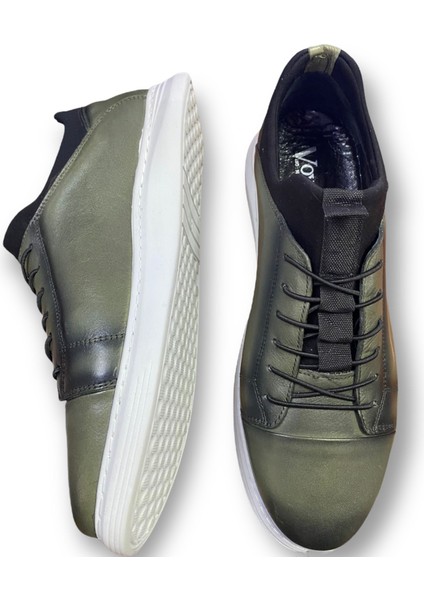 Yeşil Hakiki Deri Erkek Spor Ayakkabı (4467) - Yeşil - 41 - ST01885-YEŞİL-41 fırsatları