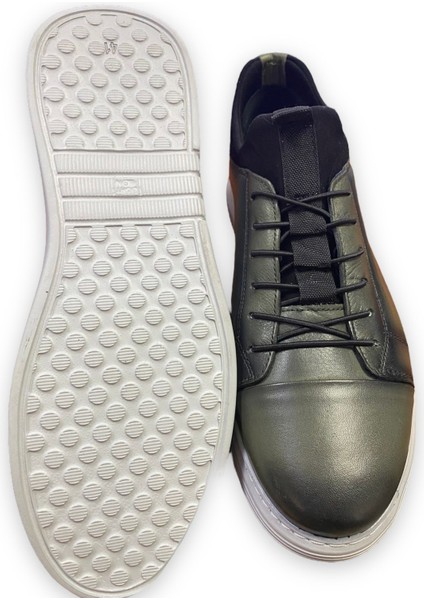 Yeşil Hakiki Deri Erkek Spor Ayakkabı (4467) - Yeşil - 42 - ST01885-YEŞİL-42