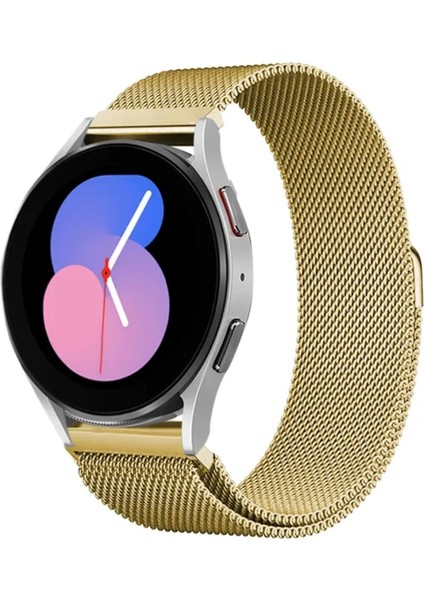 Honor Magic Watch 2 46MM/HONOR Watch Gs Uyumlu 22MM Metal Hasır Kordon Manyetik Metal Hasır Örgü