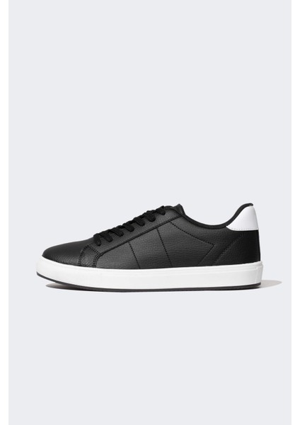 Erkek Düz Taban Bağcıklı Suni Deri Sneaker A9426AX23AU