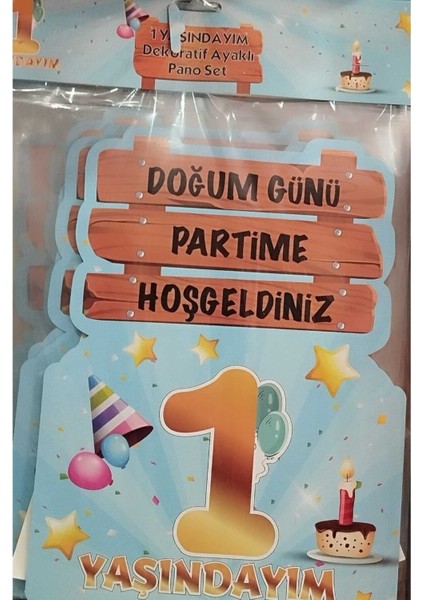 Çıtıpıtıstore 1 Yaş Ayaklı Dekoratif Ayaklı Set