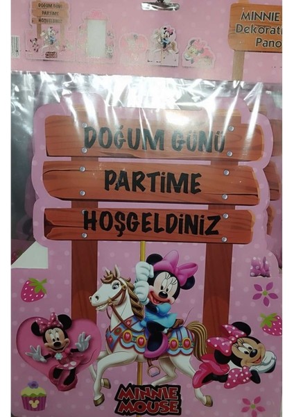 Çıtıpıtıstore Minnie Mouse Ayaklı Dekoratif Ayaklı Set