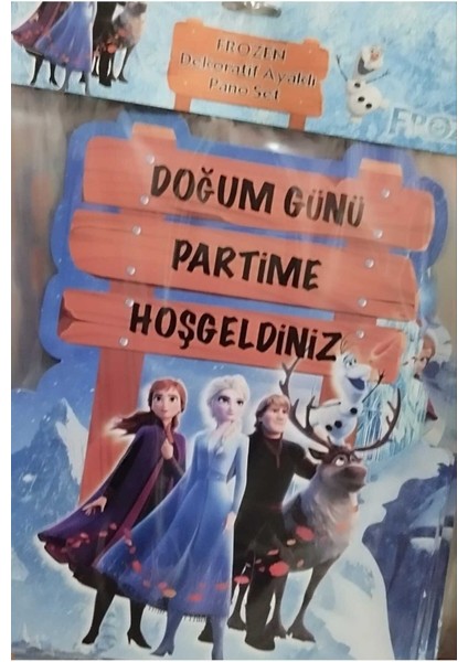 Düvenci Ticaret Çıtıpıtıstore Frozen Ayaklı Dekoratif Ayaklı Set