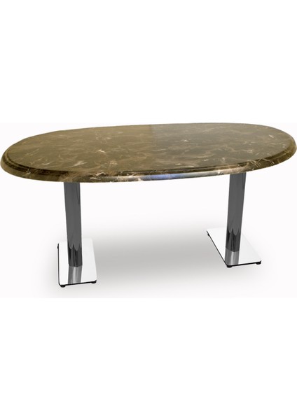 Karanfil Werzalit Oval Masa 94X146 - Karacabey Mermer