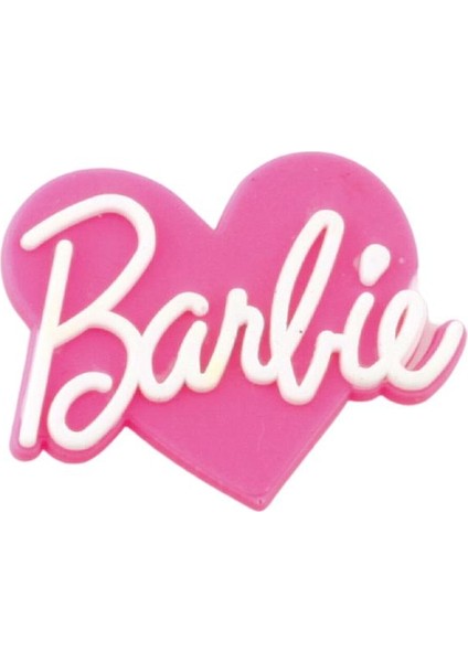 Pembe Barbi Tasarım Silikon Crcs(Jibbitz) Terlik Süsü-U1