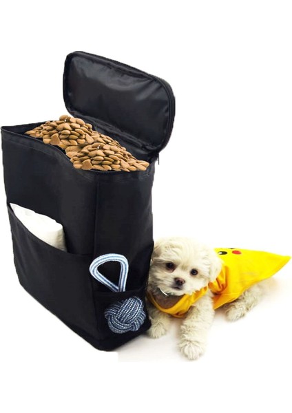 Siyah Kedi Mama Taşıma Çantası Büyük Boy Su Geçirmez Taze Tutar