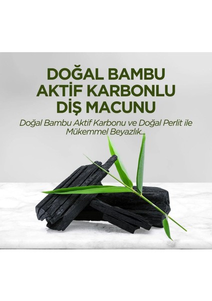 Diş Macunu Bambu Karbonlu 90 ml x 3