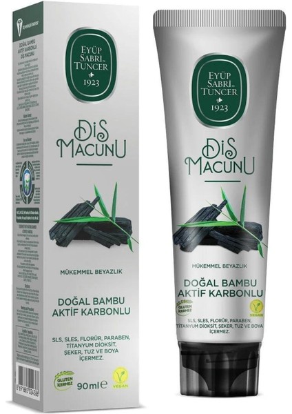 Diş Macunu Bambu Karbonlu 90 ml x 3