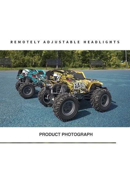 UJ99-N160 Off-Road 2.4 Ghz Işıklı Uzaktan Kumandalı Araba Sarı
