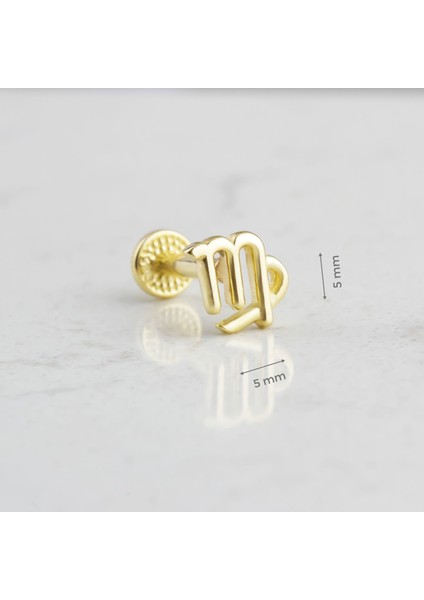Altın Başak Burcu Tragus Piercing
