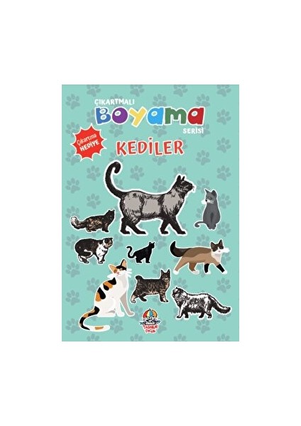 Çıkartmalı Boyama Serisi - Kediler