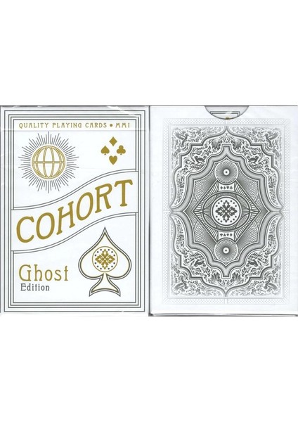 Cartamundi Cohort White Ghost Marked Oyun Kağıdı Koleksiyonluk Iskambil Kartları