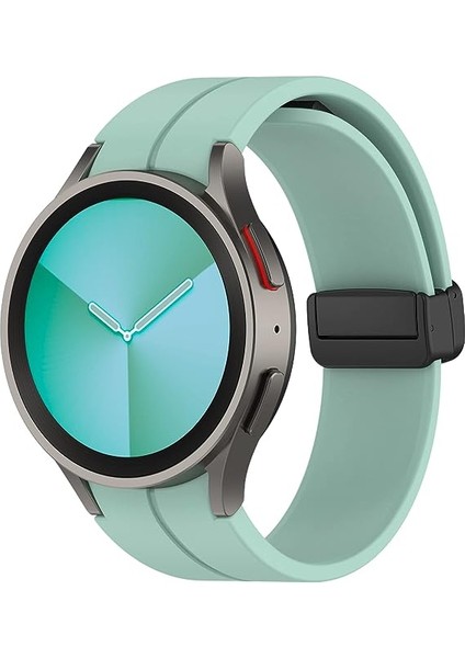 Samsung Galaxy Watch 6 40 / 44MM Uyumlu Kordon Magnet Tokalı Silikon Strap