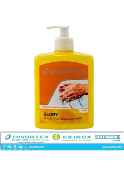 Sanayi Tipi El Temizleme Kremi 500 Ml.
