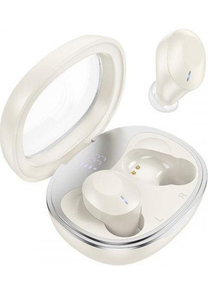 Bluetooth Vers.5.3 Transparan Kapaklı 300MAH Bataryalı Bluetooth Kulaklık Kulakiçi Bluetooth Kulaklık