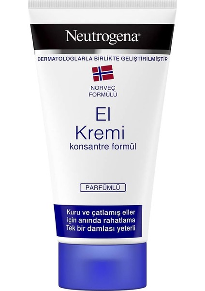 Norveç Formülü Konsantre El Kremi Parfümlü (75 Ml)