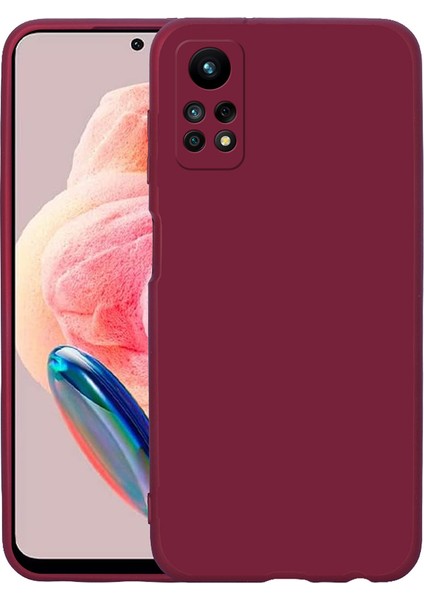Xiaomi Redmi Note 12 Pro 4g Kılıf Kadife Iç Yüzey Yumuşak Dokulu Kamera Korumalı Ince Silikon Kapak (Mara)