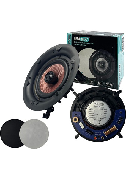 HVX-170 Pro üst Seviye Alçıpan Tavan Hoparlörü 16 cm 170 Watt (Adet)
