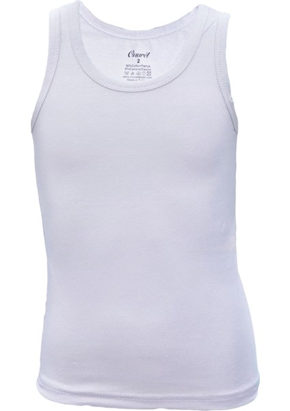 5'li Erkek Çocukli Askılı Likralı Sade Desensiz Atlet fırsatları