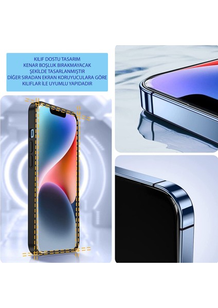 iPhone 11 Pro Ekran Koruyucu Cam Otomatik Hizalamalı Toz Korumalı 8k Ultra Hd Tam Kaplayan Magic Glass