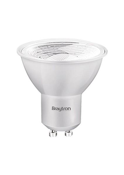 BA25-00651-BRAYTRON 6.5W 4000K Soğuk Beyaz GU10 Lensli LED Ampul 6 Lı Paket