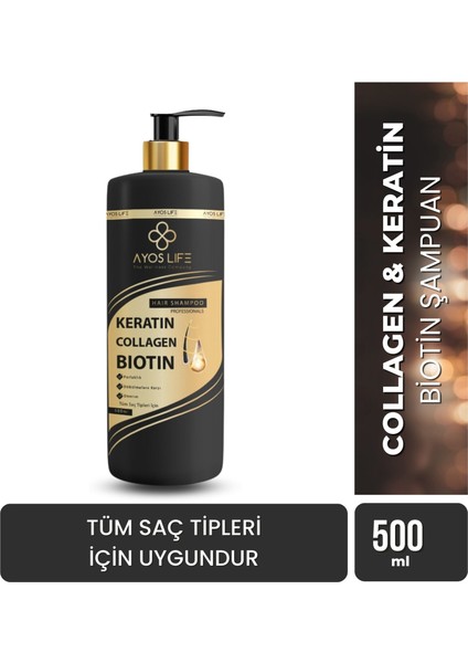 Keratin Kolajen Bioten Şampuan 500 ml