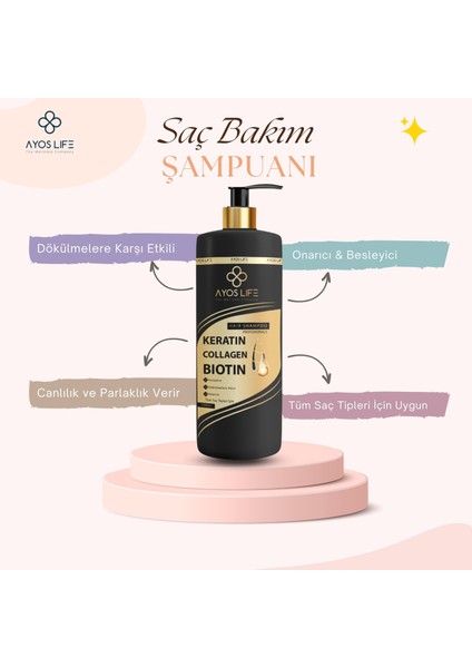 Keratin Kolajen Bioten Şampuan 500 ml