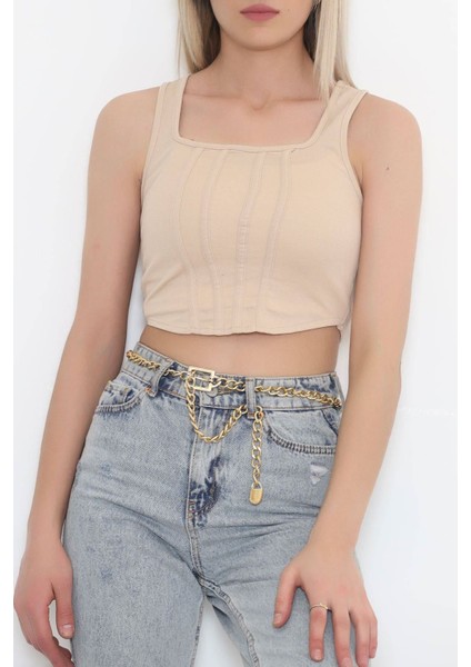 Kare Yaka Crop Bej