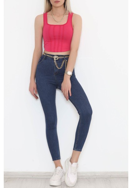 Kare Yaka Crop Fuşya fiyatları