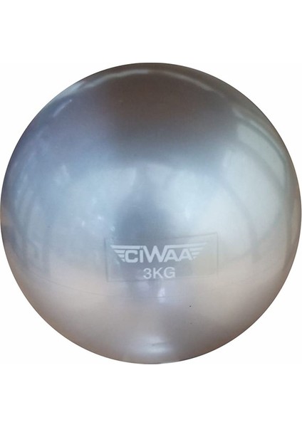 CWA-939 Pilates Ağırlık Topu Pilates Toning Ball Denge ve Ağırlık Topu 3 kg