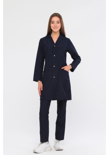 Kadın İş Önlüğü Temizlik Görevlisi Hademe Aşçı Stajyer Lacivert