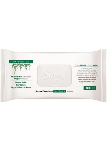 Easy Clean Yüzey Temizlik Havlusu 100'lü x 3 Adet