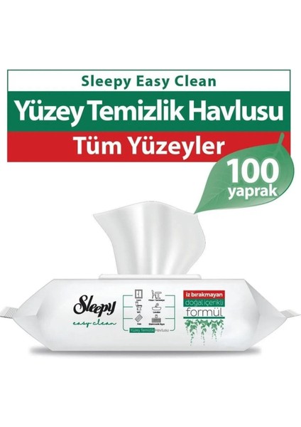 Easy Clean Yüzey Temizlik Havlusu 100'lü x 6 Adet