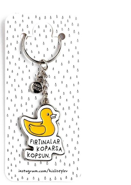 Hisli Şeyler Anahtarlık - Fırtınalar Koparsa Kopsun modelleri