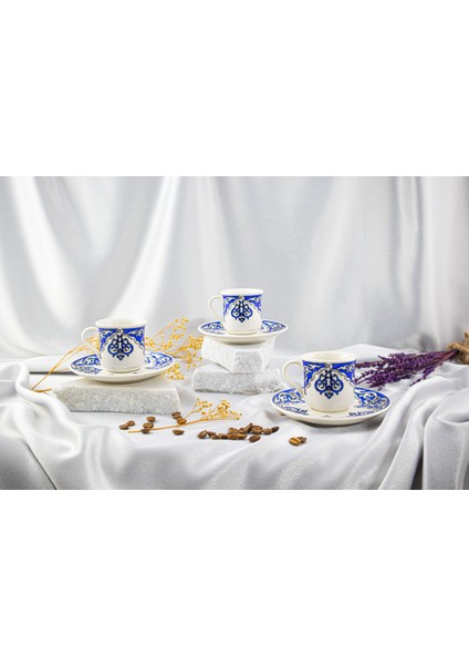 6'lı Ahşap Kutulu Porselen Fincan Takımı modelleri