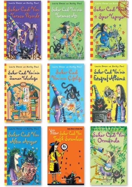 Sakar Cadı Vini Set - 1 / 9 Kitap Set - Laura Owen