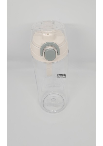 Cool-J Optima 600ML Beyaz-Gri Kilitli Tritan K7565 Matara