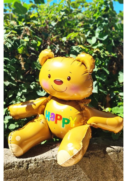 Oturabilen Ayı Balon Teddy Bear Tatlı Ayı Doğum Günü Parti Balonu