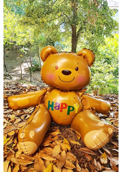 Oturabilen Ayı Balon Teddy Bear Tatlı Ayı Doğum Günü Parti Balonu