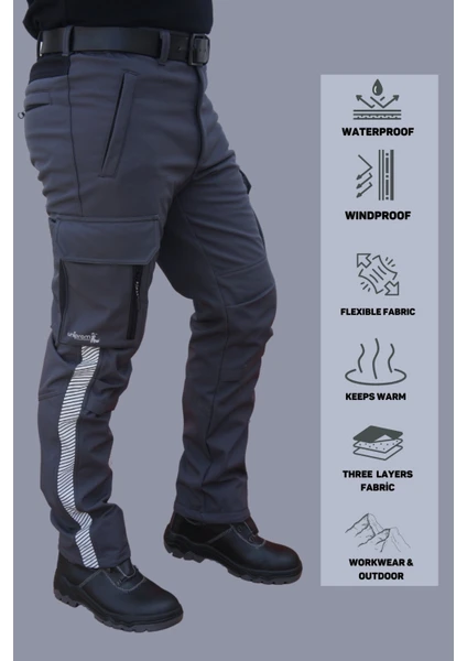 Softshell Pantolon Oslo Model Su ve Rüzgar Geçirmez