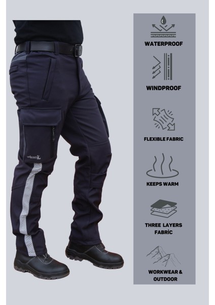 Softshell Pantolon Oslo Model Su ve Rüzgar Geçirmez