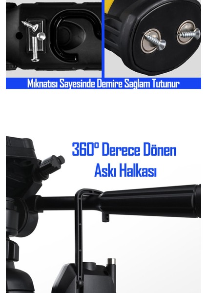 El Feneri 4 Modlu 90° Akrobat LED Çalışma Işığı Iş Lambası Darbeye Dayanıklı Mıknatıslı Fener 8W fırsatları