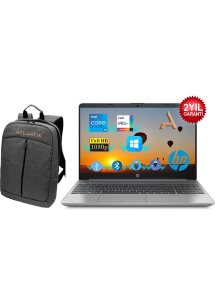 250 G8 i5-1135G7 20GB  1TB SSD 853U8ES109ATL115 W11Pro 15.6" Full HD Taşınabilir Bilgisayar+Çanta