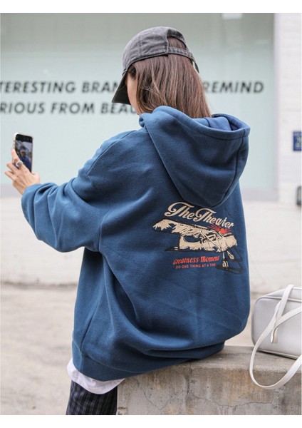 Kadın The Theater Baskılı Sweatshirt fırsatları